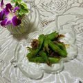 Laufen's cooksnap of when they made お弁当に朝五分で副菜いんげんのおかか和え.