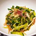 Nya6nya6's cooksnap of when they made みょうがときゅうりの和え物.