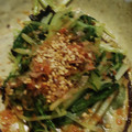 ヨシヨッシー's cooksnap of when they made 簡単コクうま♪水菜の煮びたし　お弁当.