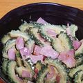 ｅｋ４'s cooksnap of when they made ゴーヤとベーコンのマヨ醤油炒め.
