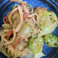 手抜きクック's cooksnap of when they made 丸ごとレタスとかにかまのオイスター炒め♪.