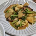 fu♪♪'s cooksnap of when they made ぶりとカブのピリ辛味噌炒め.