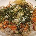 techulin's cooksnap of when they made 韓国風＊キムチ納豆和え蕎麦.
