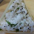 あゆたっくん's cooksnap of when they made 桜エビと大葉の混ぜご飯おにぎり.