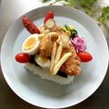 chisa−ri's cooksnap of when they made のり弁☆ワンプレート盛り～うちカフェ風.
