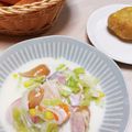 ゆいころままこ's cooksnap of when they made 牛乳でお手軽！鮭と野菜のクリーム煮☆.
