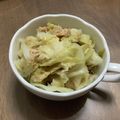 にぼし子's cooksnap of when they made ダイエット♡白だしとツナDE蒸しキャベツ.