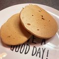 kuropino's cooksnap of when they made 離乳食に☆米粉のきな粉パンケーキ.