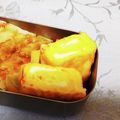 龍青空ママ's cooksnap of when they made お弁当に✿カニカマ1本で塩麹卵焼き.