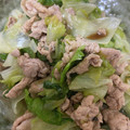 ミリティママ's cooksnap of when they made 豚こまとレタスのポン酢炒め.