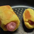 梨瀬かぁか's cooksnap of when they made 発酵なし！フライパンで簡単ウインナーパン.