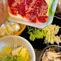 大阪のちゃーちゃん's cooksnap of when they made 牛こま肉と白菜のすき煮.