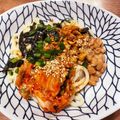 エル♀'s cooksnap of when they made あっという間！納豆キムチぶっかけうどん☆.