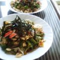 ぺたん子's cooksnap of when they made ✿ゴーヤーとツナのサラダうどん✿.