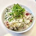 azbjbn's cooksnap of when they made 梅ゴマ大葉混ぜごはん.