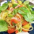 mmmugi's cooksnap of when they made なすとピーマンのトマトソーススパゲッティ.