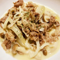 はなのかくめいじ's cooksnap of when they made スイス　豚肉のきのこクリームソース煮込み.