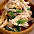 主婦1年目なつき's cooksnap of when they made 鶏むね肉とほうれん草の胡麻和え.