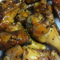 ∞まち∞'s cooksnap of when they made 手羽元の照り焼き★大葉にんにく醤油.