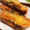 yokon☆'s cooksnap of when they made あじフライ、大葉チーズはさみ。.