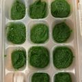 くまゆり☆'s cooksnap of when they made 離乳食初期　ブレンダーで小松菜.