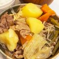 ベルちゃんパンケーキ's cooksnap of when they made 圧力鍋で肉じゃが.