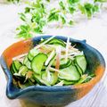 Satoco❋'s cooksnap of when they made きゅうりと生姜の塩もみ.
