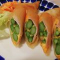 メイプル⌘'s cooksnap of when they made パリトロ♡アスパラ、ハム、チーズの春巻き.