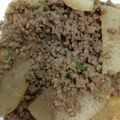 セグちゃん's cooksnap of when they made 大根とひき肉の簡単炒め煮.