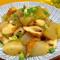 ルパンのかあさん☆彡's cooksnap of when they made 大根と竹輪のおかか煮.