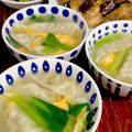 ルぴあ's cooksnap of when they made 冷凍ストックでパパっと♪餃子スープ.