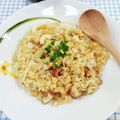 在宅勤務のおじさん's cooksnap of when they made 簡単！しらすチャーハン☆.