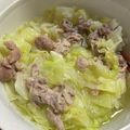 ‪‪♡なお‪‪♡'s cooksnap of when they made レンジで簡単♪キャベしゃぶ蒸し.