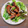 コムギ大好き's cooksnap of when they made 簡単おうちカフェ★牛ステーキのサラダ.