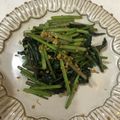 フウ2424's cooksnap of when they made さつま芋の茎＆葉のニンニク炒め～台湾の味.