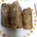 ☆☆けい☆☆'s cooksnap of when they made 残った「ひじきの煮物」で春巻き~☆.