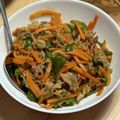 犬Gyami's cooksnap of when they made 豚モモスライスで♪簡単チンジャオロース.
