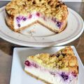 ちえたろう's cooksnap of when they made クランブルとベリーの濃厚チーズケーキ.