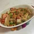 papikun's cooksnap of when they made 簡単おつまみ★厚揚げキムチーズ焼き.
