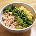 りおしゃん亭's cooksnap of when they made レンジで簡単♡鶏そぼろ＆卵そぼろ丼.