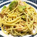 ☆殿ママ☆'s cooksnap of when they made アボカドとスモークサーモンの和風パスタ.
