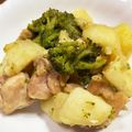 あっきぃママ3's cooksnap of when they made アヒージョ風～鶏肉とブロッコリーポテト.