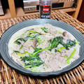 料理男子部's cooksnap of when they made ほうれん草と豚肉のクリーム煮♡.