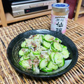 料理男子部's cooksnap of when they made きゅうりと茗荷のしらす和え.