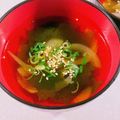 みぽぽ37's cooksnap of when they made インスタントラーメンスープで簡単スープ.