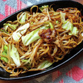 花時計咲いた's cooksnap of when they made そぼろを使った鉄板焼きそば♫.