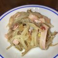 コバミツ's cooksnap of when they made ハムもやしの梅あえ.