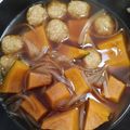 クックMGZ132☆'s cooksnap of when they made ほっくりトロうま☆カボチャと肉団子の煮物.