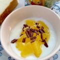 ☆あいちゃん's cooksnap of when they made ヨーグルトに☆オレンジ＆チョコ♪.