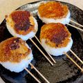 あい♪らんど's cooksnap of when they made 簡単リメイク♪残ったご飯で五平餅お夜食に.